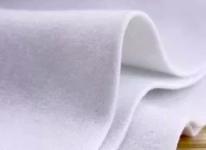 1~ 5MM Thick PET Non Woven Fabric , Non Woven Polyester For Craft Decoration , Geotextile