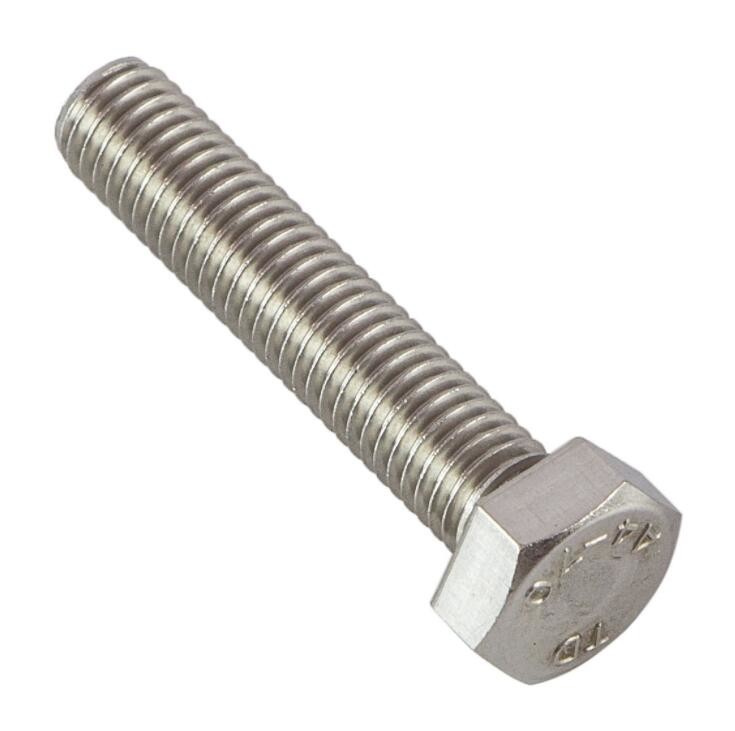Din933 / DIN931 Stainless Steel 304 Hex Head Bolts M16 X 200 A2 - 70