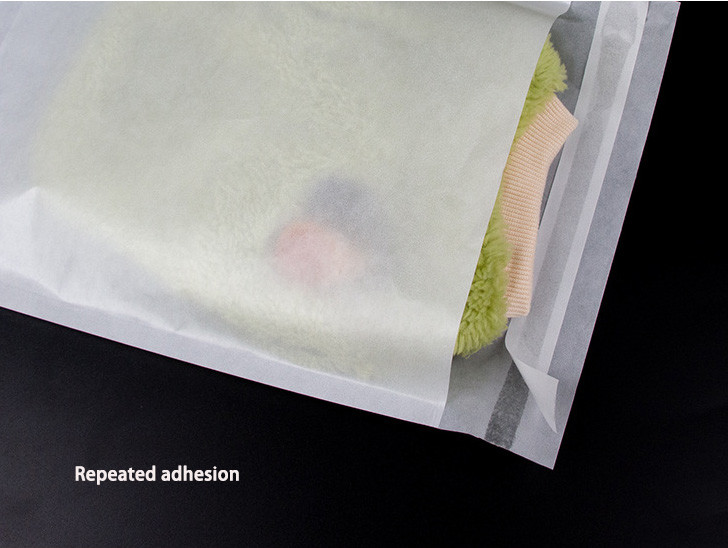 Self Seal Transparent Biodegradable Envelope Glassine Wax Paper Bag Semi Disposable