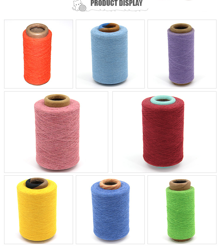 NE 12s NE 16s Polyester And Cotton Mixed Yarn Recycled Cotton Yarn