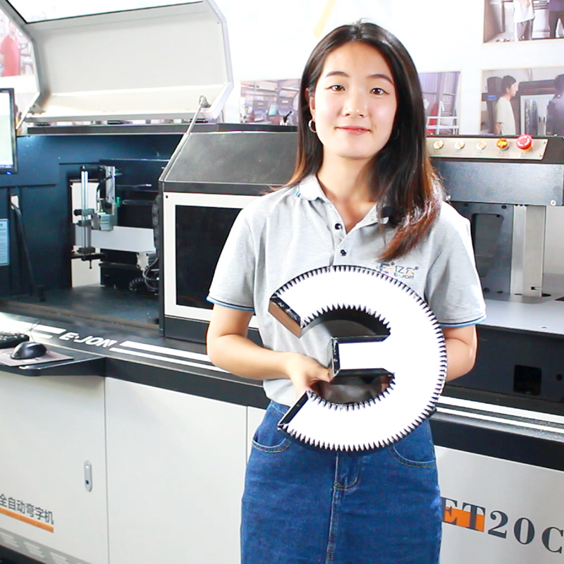 ET20 All Metal Sheet Neon Signs Making CNC Channel Letter Bending Machine for Choice
