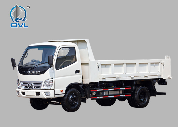Light Dump Truck new Foton Forland 3-4tons Rhd 4x2 Dumper white colour tipper truck