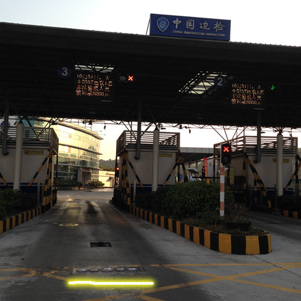 ISO , CE Fixed Under Vehicle Surveillance System for Border , Building entrance and Banks