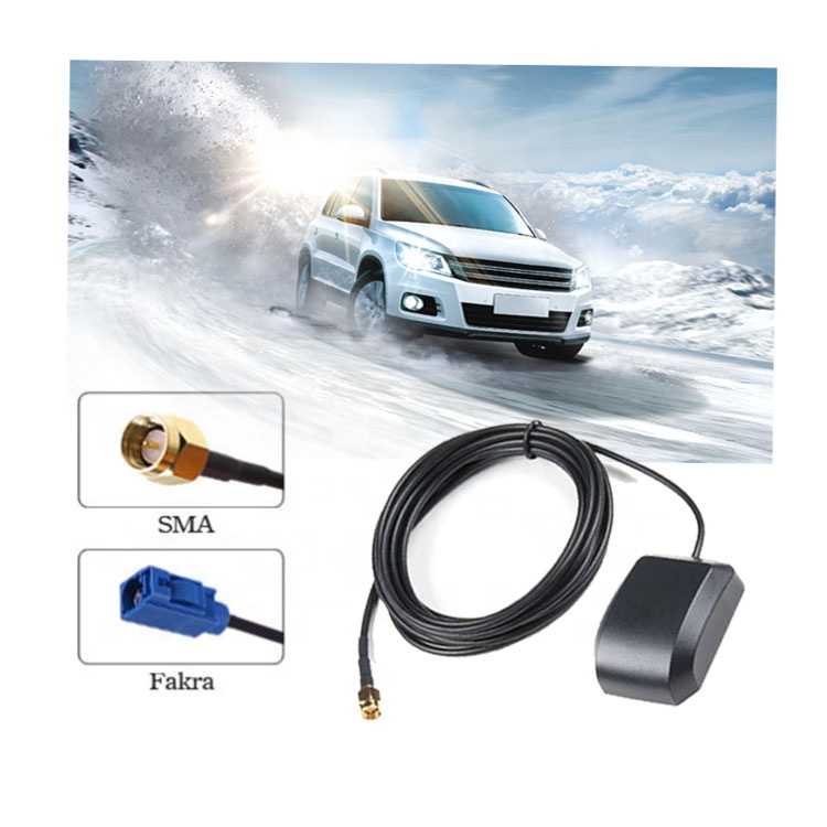 25±3dBi Gain Vertical Polarization GPS/Glonass/Beidou/Calileo Navigation Antenna for Car