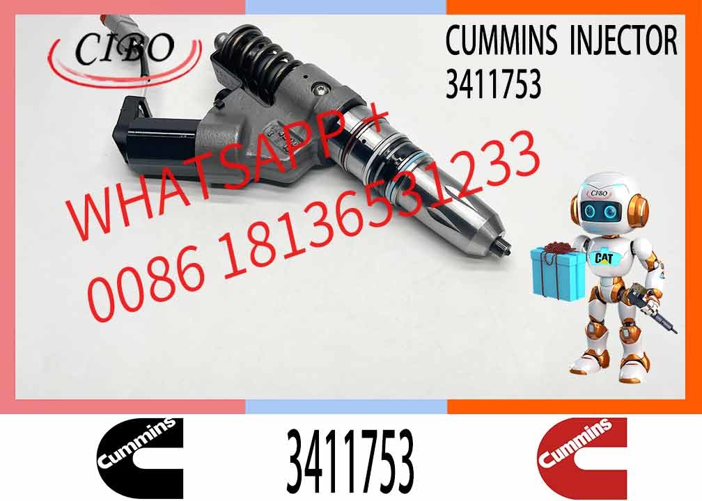 Construction Machinery Parts Fuel Injector Diesel Fuel Injector 3411754 3411755 492825 4928517 For CUMMINS Diesel Engine