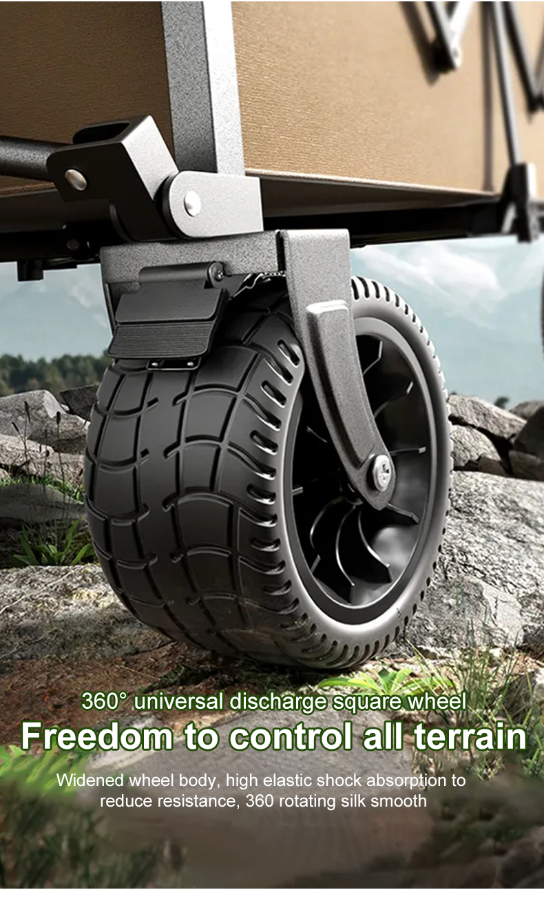 Qingdao Port Loading Outdoor Wagon for Beach Sports and Picnics Collapsible Design