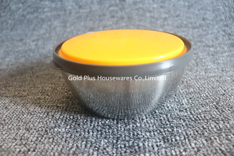 6pcs Preservation Stainless Steel Mixing Bowls for Fresh Keeping