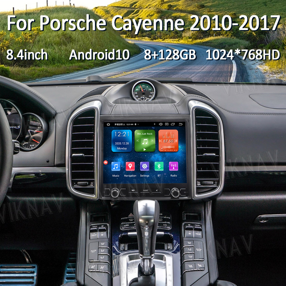 Android 13 Head Unit Car Radio For Porsche Cayenne 2010-2017 Touch Screen Wireless