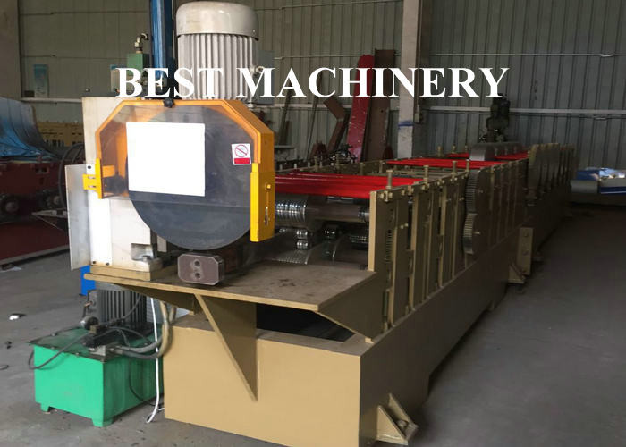 Steel Square Rectangle 3kw Downpipe Roll Forming Machine
