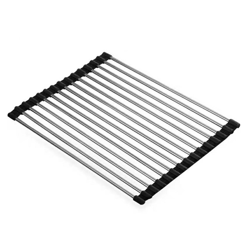 Kitchen Sink Grids Stainless Steel , Customized Rectangular Metal Sink Grid