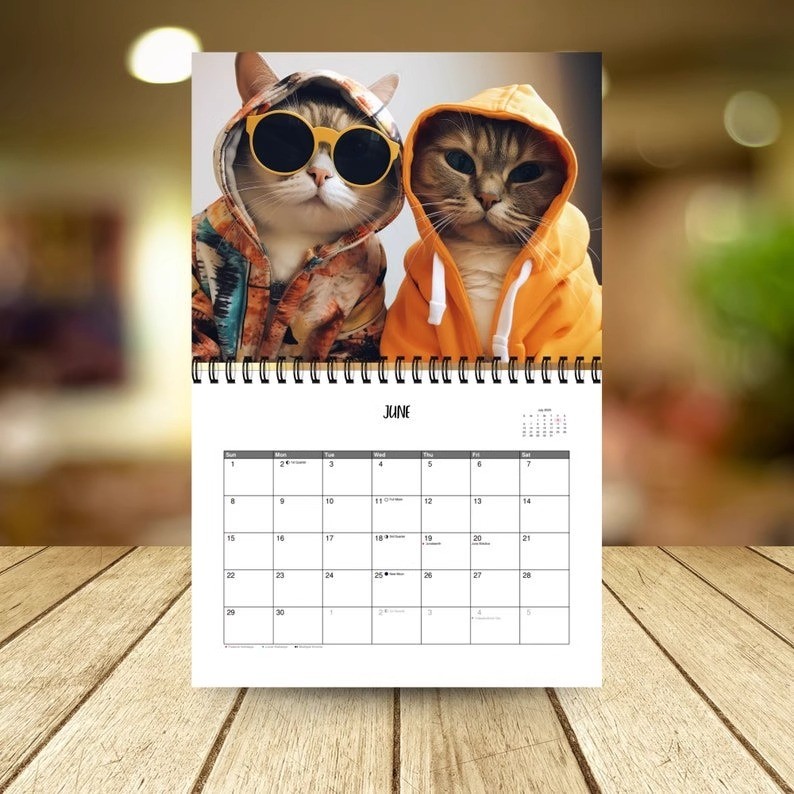 Custom Wall Calendars Featuring Holiday/Seasonal Themes and Marked Major US Holidays