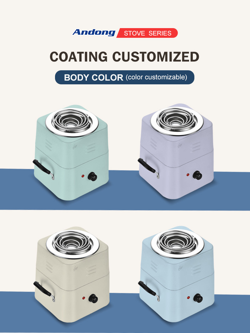 Safety Spiral Burner Electric Coil Hot Plate Food Warmer 1400w