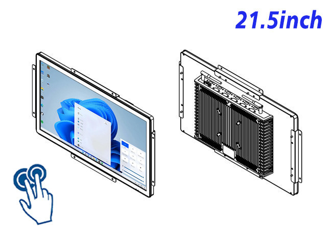 21.5-Inch Windows Touch Screen for Digital Signage and Industrial Dashboards