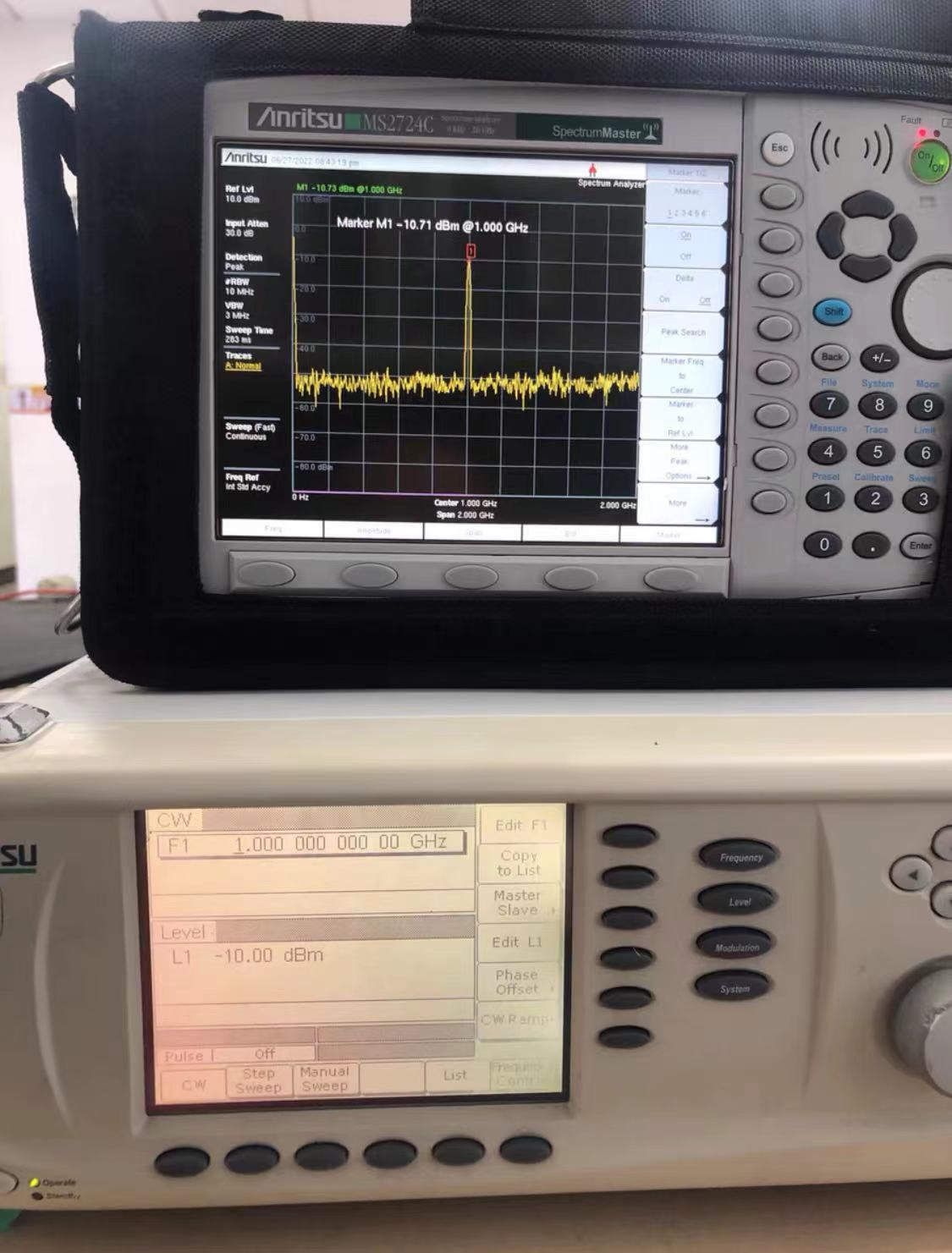 Used Anritsu MS2724C Spectrum Master High Performance Handheld Spectrum Analyzer Calibrated