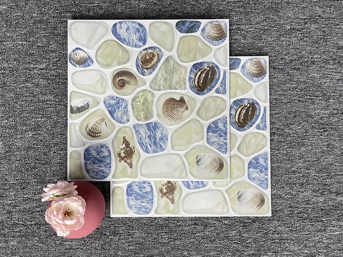 Indoor Rustic Square Glazed Tiles Rough Surface 300x300mm Garden Floor