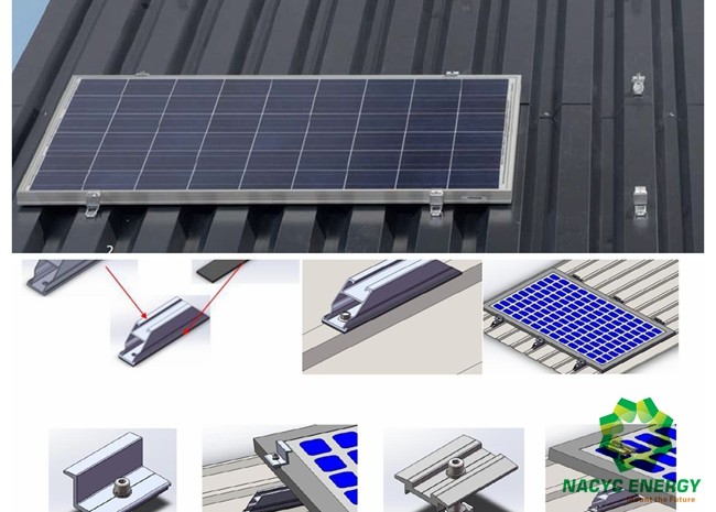 Ballasted PV Mounting System Versatile PV Mounting Systems And Flat Roof Mounting Solar Tracking Systems Structure