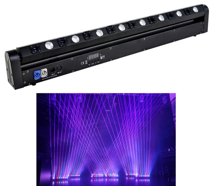 Blue Color Laser Stage Lighting Laser Light Led Laser Moving Head Light 500mw *8pcs Laser Moving Head