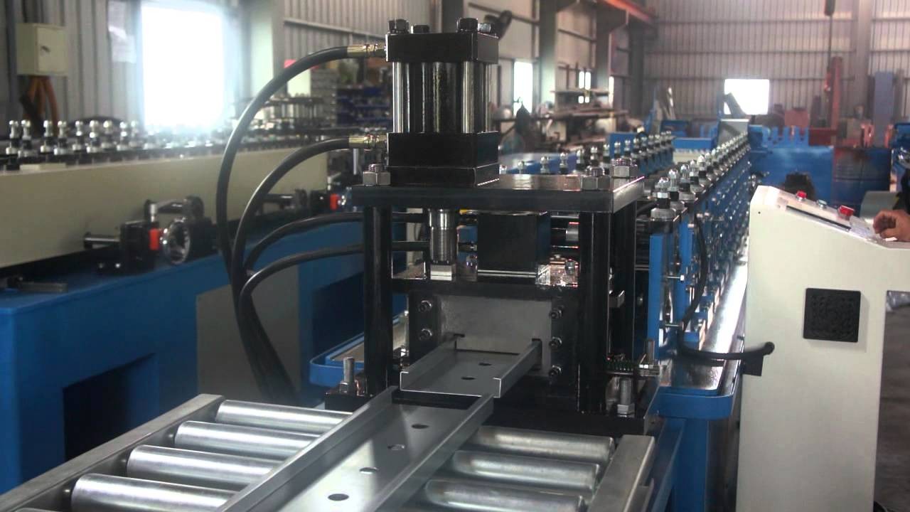 Fire Damper Roll Forming Machinery Fully Automatic Roll Making Equipment