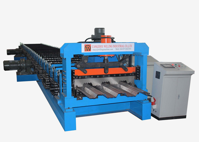 Hydraulic Motor Trapezoidal Sheet Roll Forming Machine Stable Performance