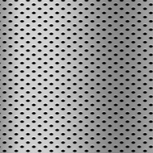 Galvanised Round Hole Perforated Sheet DX52D Regular Spangle