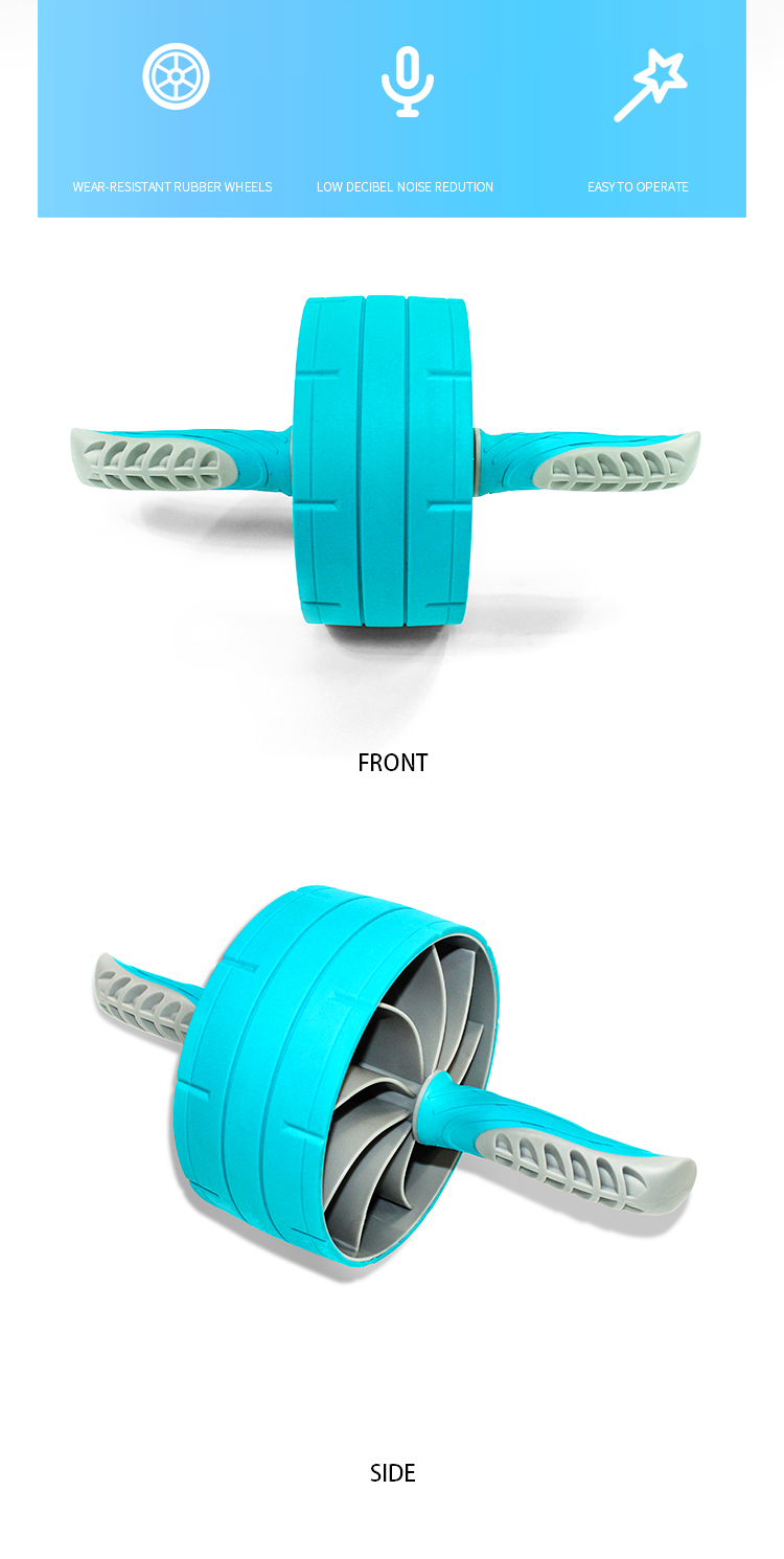 178MM Ab Roller On Feet Weight Loss Trainer Exercise Equipment