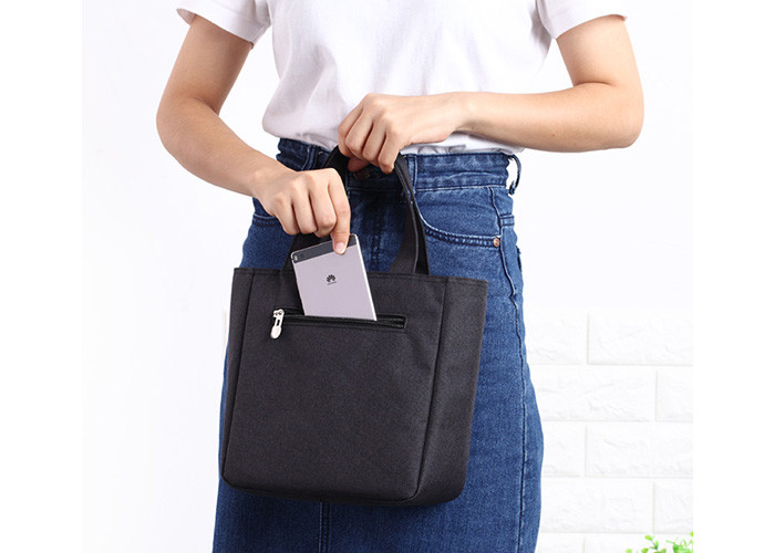 Fresh Keep Insulated Cooler Bags , Portable Freezable Lunch Bag For Picnic