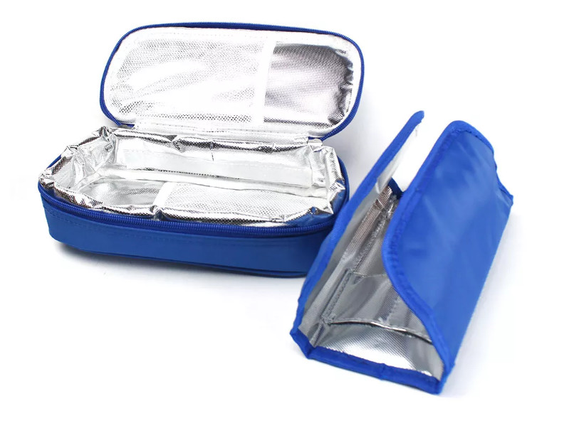 Easy Carry Travel Case Cooling First Aid Bag With Insulin Cooler