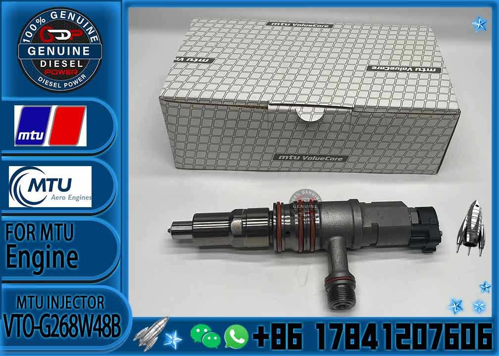 VTO-H163BD Quality goods common rail diesel injector VTOH163BD For VTO-G268W48B DDC/MTU 4000.01 VTOG268W48B