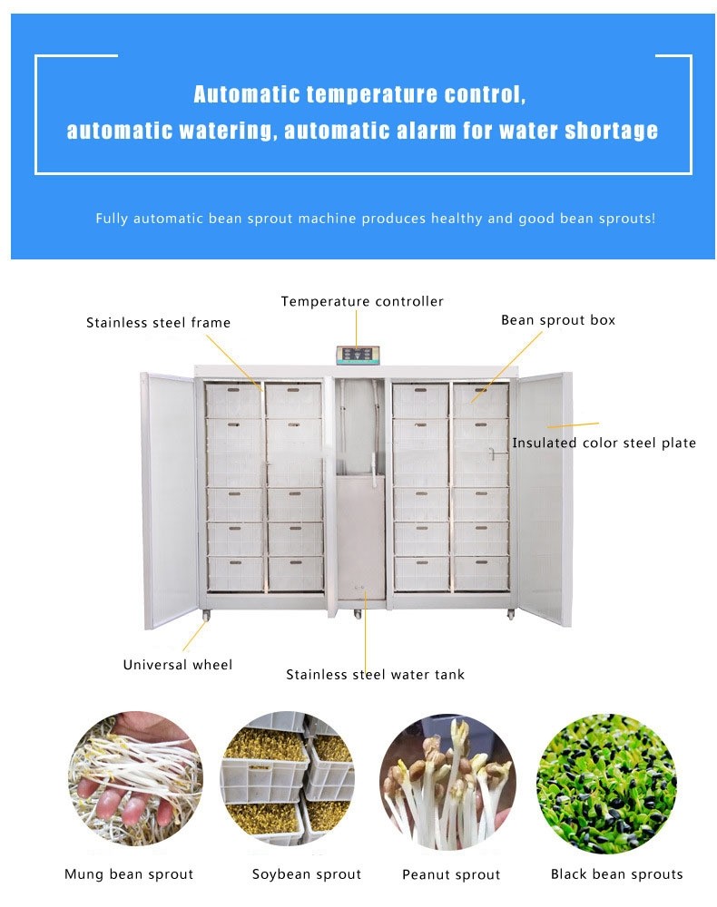 Full Automatic Fodder Growing Systems Hydroponic Automatic Sprouting Machine