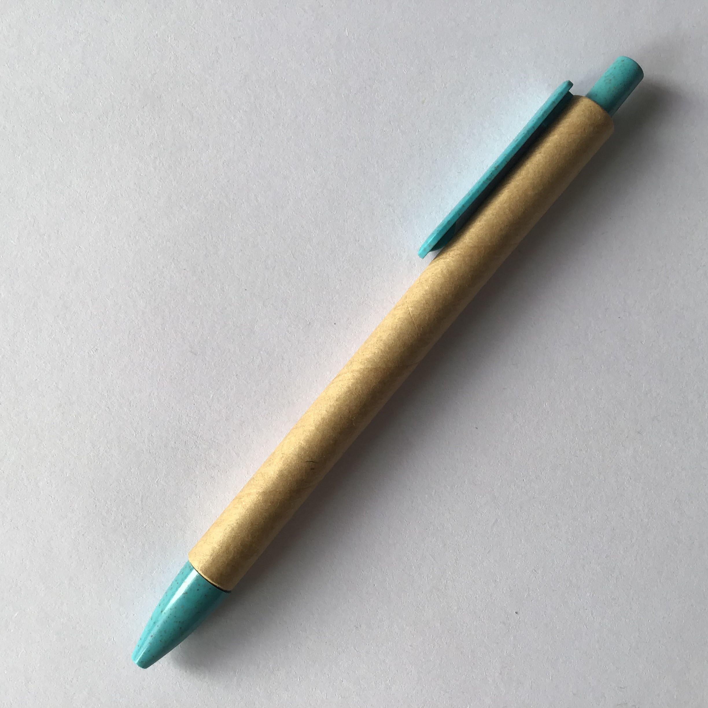 biodegradable pen made by paper and straw with printing LOGO