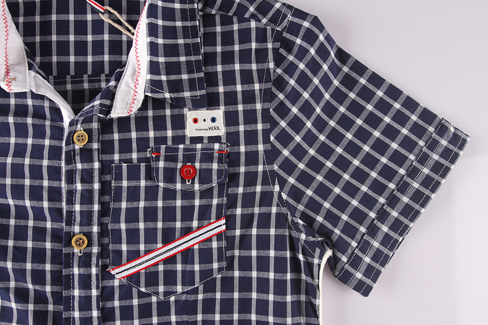 Boy'S 100% Cotton Casual Shirts 4 14y Size Stockpapa