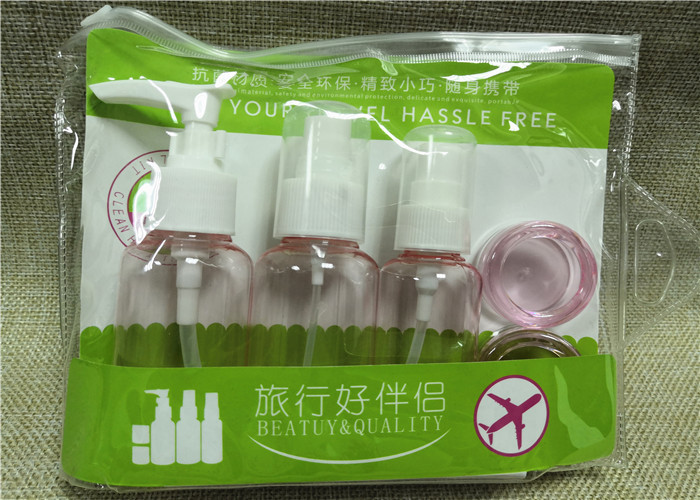 Make Up PET Plastic Spray Bottles Customized Color Screw On Closure Type