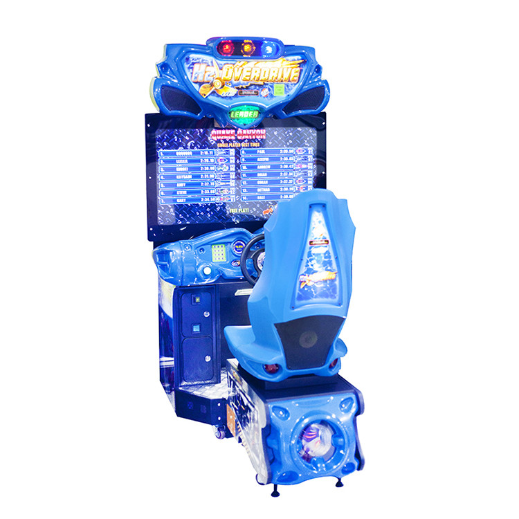 top selling electronic 3d steering wheel racing car game machine car racing game machine