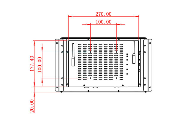 13.3-Inch Windows Embedded Control Module for Transportation Systems, Industrial Dashboards, Facility Monitoring, and Public Services