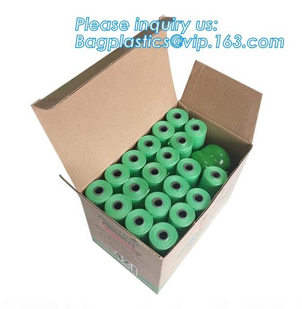 High Quality Eco-friendly Degradable Fashion With Printing Doggy Pet Dog Waste Poop Bags, Eco friendly pet dog waste poo