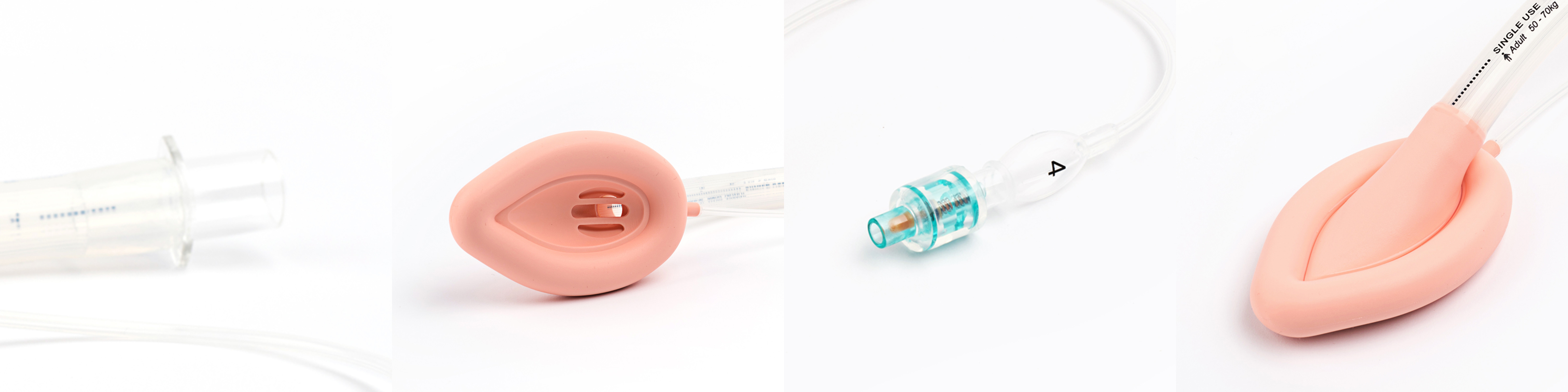 Disposable Silicone Laryngeal Mask Airway With Bar Medical Equipment