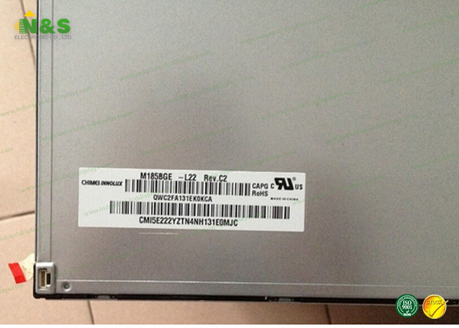 Hard coating 18.5" TN Innolux LCD Panel with 25% Haze Antiglare M185BGE-L22