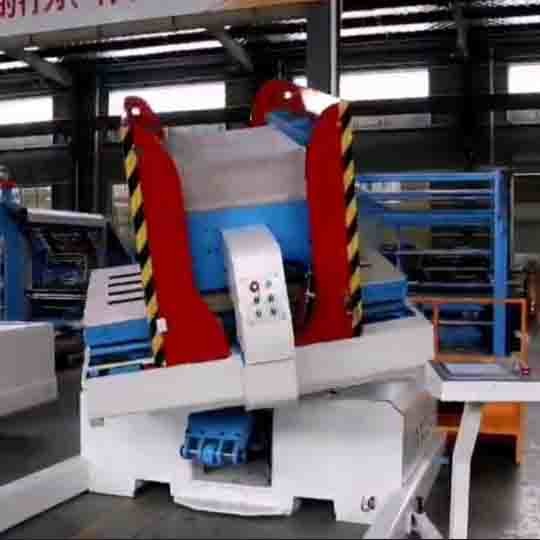 12kw Automatic Litho Corrugated Carton Paperboard Cardboard Flip Flop Pile Turner And Stacking Machine