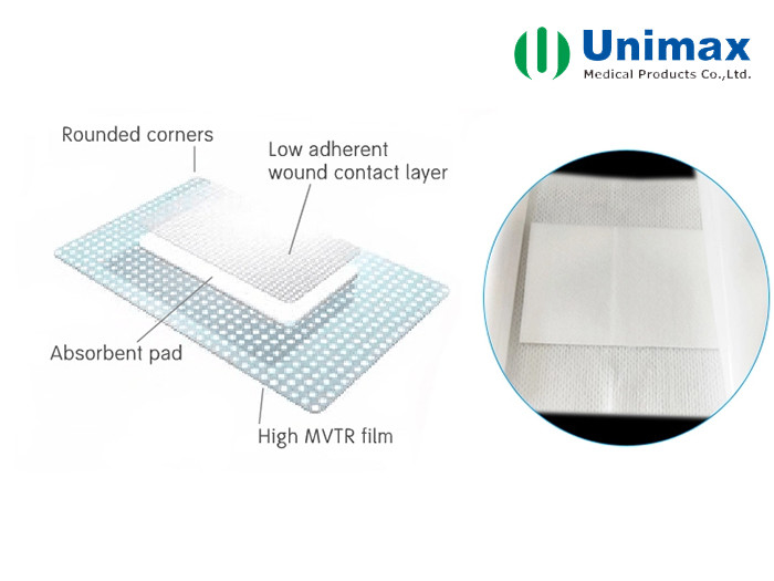 Hypoallergenic IV Cannula Fixation 10x20 Surgical Dressings