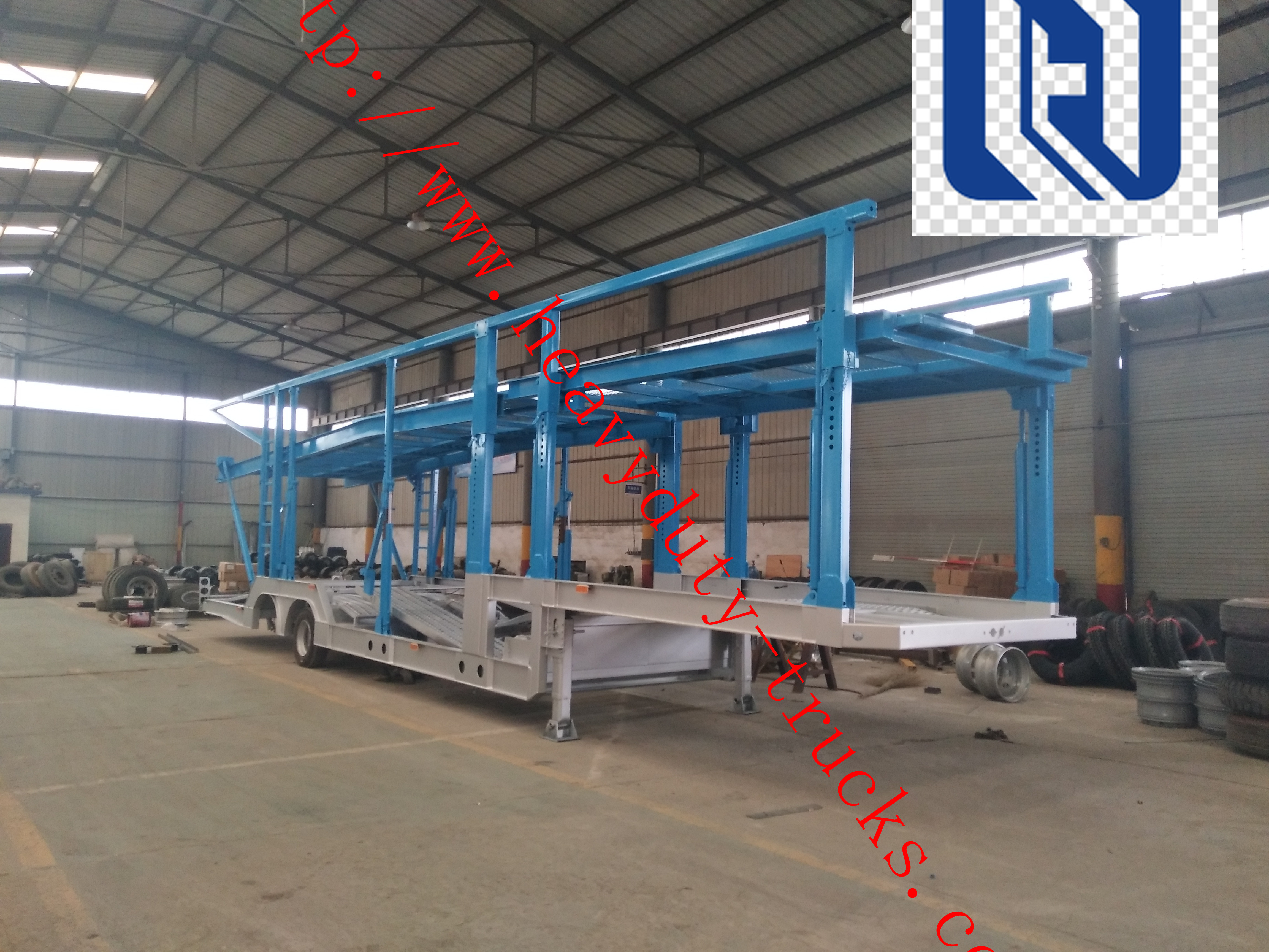 Bulk Cement Semi Trailer car transport