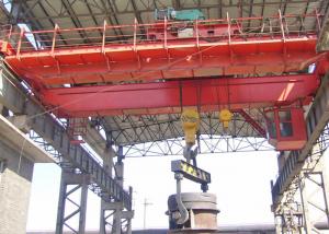 China QDY Double Girder Overhead Bridge Crane Metallurgical / Foundry Use on sale