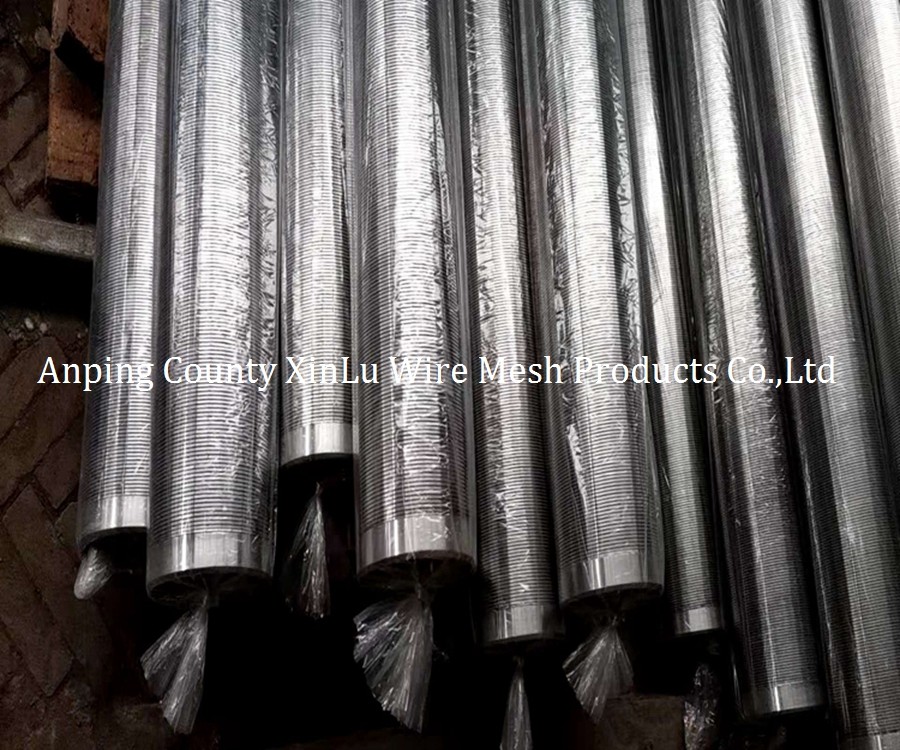 Stainless Steel 2205 Wedge Wire Screen Tube with 219mm Johnson Water Well Screen Pipe