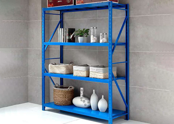 Medium Duty 1.0mm 4 Tier Metal Shelves For Office Supplies