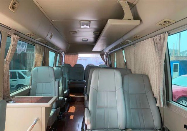 20 Seats Used Coaster Bus Used Mini Bus Toyota Coaster Bus With 2TR Gasoline Engine 2007 Year Left Hand Steering