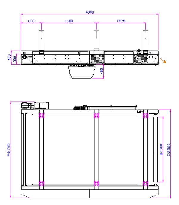 Servo Motor Control Automatic Paper Splicer For Gypsum Board Production Line