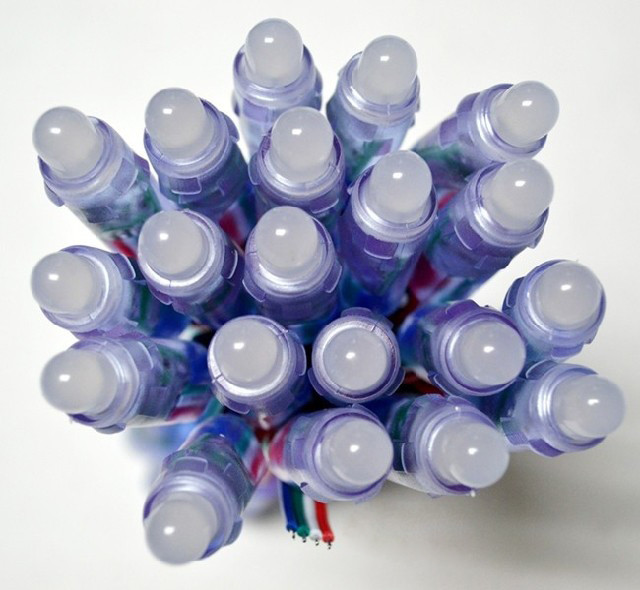 KooSion outdoor exposed pixel string lights 12mm DC5V