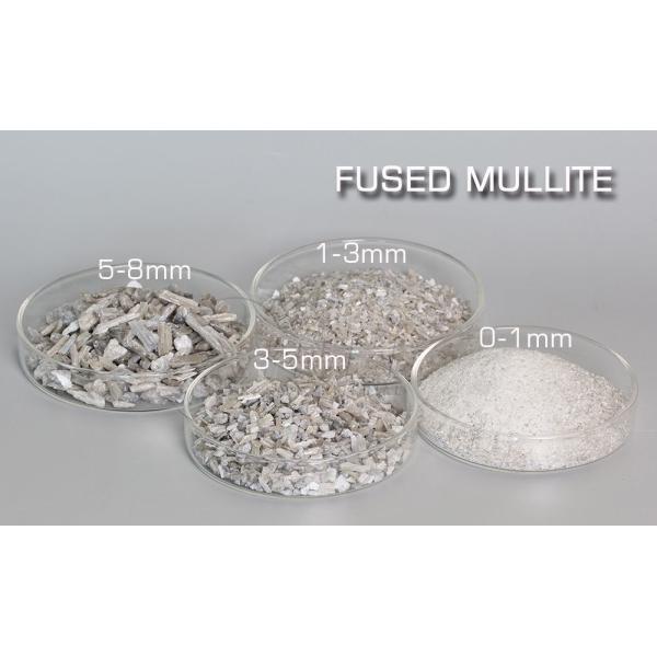 Factory Price Mullite Brick 0-1mm /1-3 mm Fused White Mullite Abrasive Molten Mullite Sand