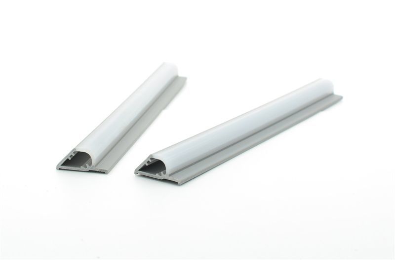 Rigid Vinyl Plastic U-Channel LED Strip Light U Channel Plastic Edge Trim
