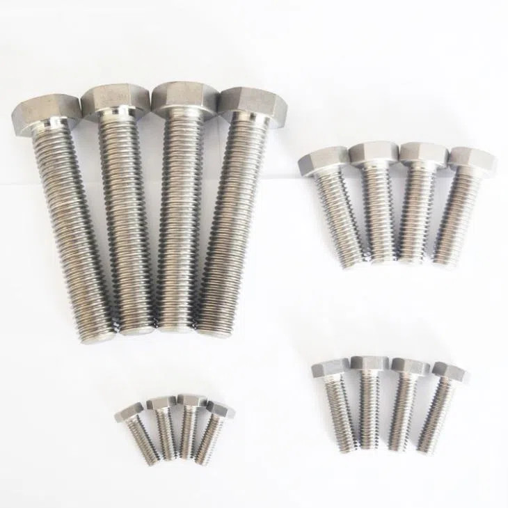 Titanium Nuts Bolts Lightweight Drive Customizable Hex Head Coloured CNC/Forged Etc.