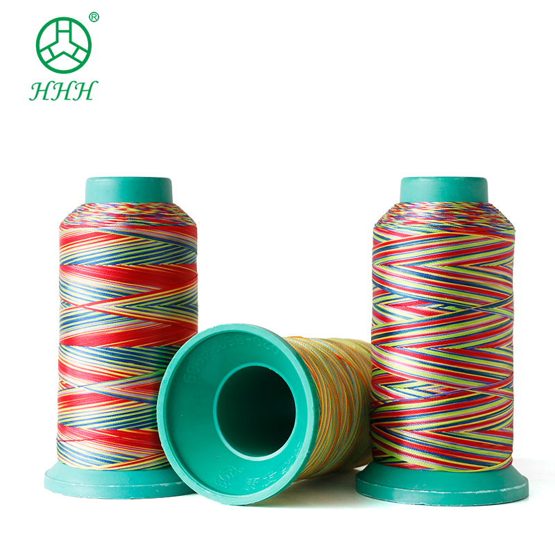 Shoes High Tenacity Rainbow Color Polyester Cotton Embroidery Nylon Sewing Thread OEM ODM